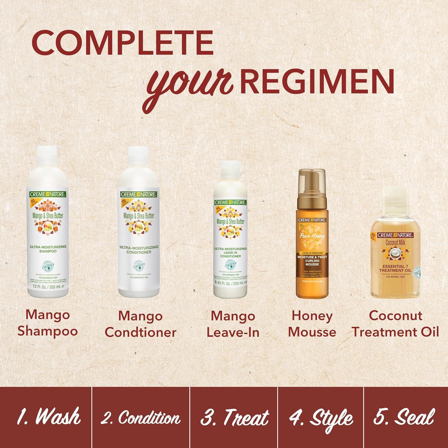 Acondicionador Sin Enjuague Creme of Nature Mango 354 ml