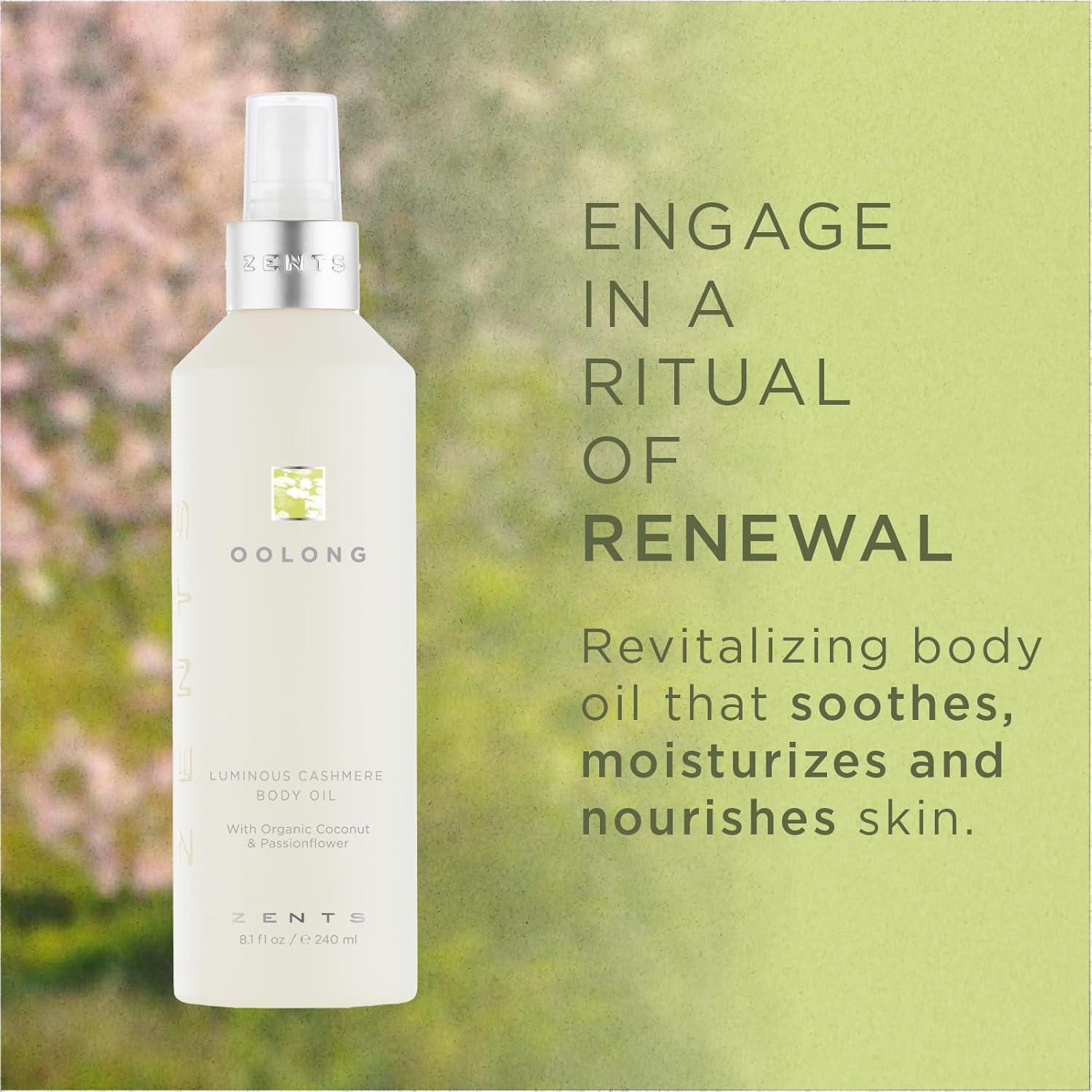 Aceite Corporal Zents Luminous Cashmere 236.6 ml - Hidratante