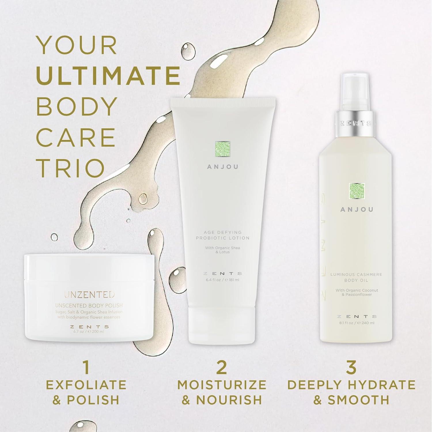 Aceite Corporal Zents Luminous Cashmere 236.6 ml - Hidratante