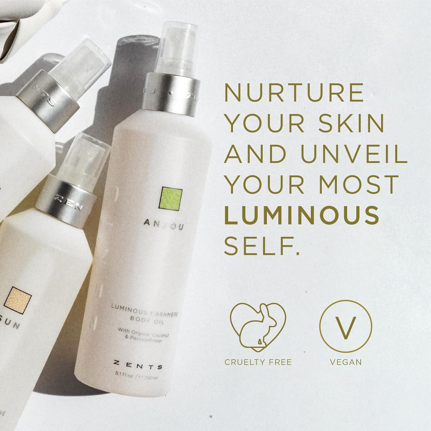 Aceite Corporal Zents Luminous Cashmere 236.6 ml - Hidratante