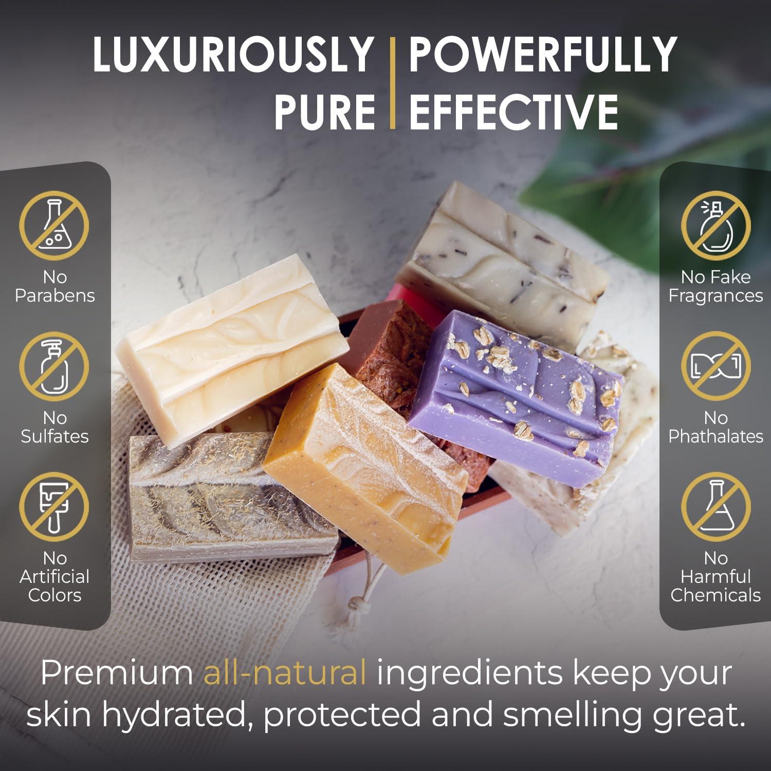 Jabón Natural de Citronela Blue Moon Elise 113g - Hecho a Mano