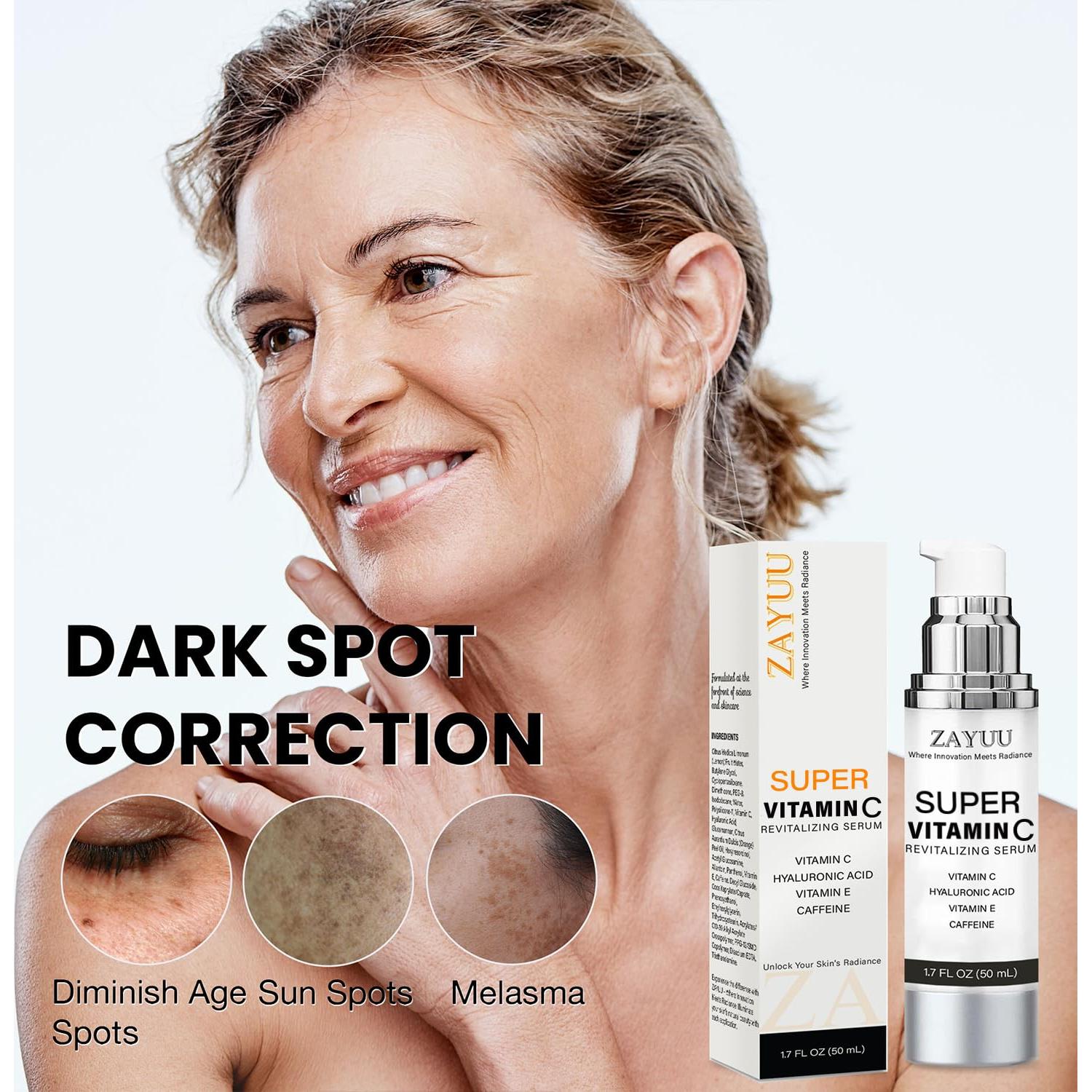 Sérum Facial Antienvejecimiento ZAYUU 50 mL Vitamina C