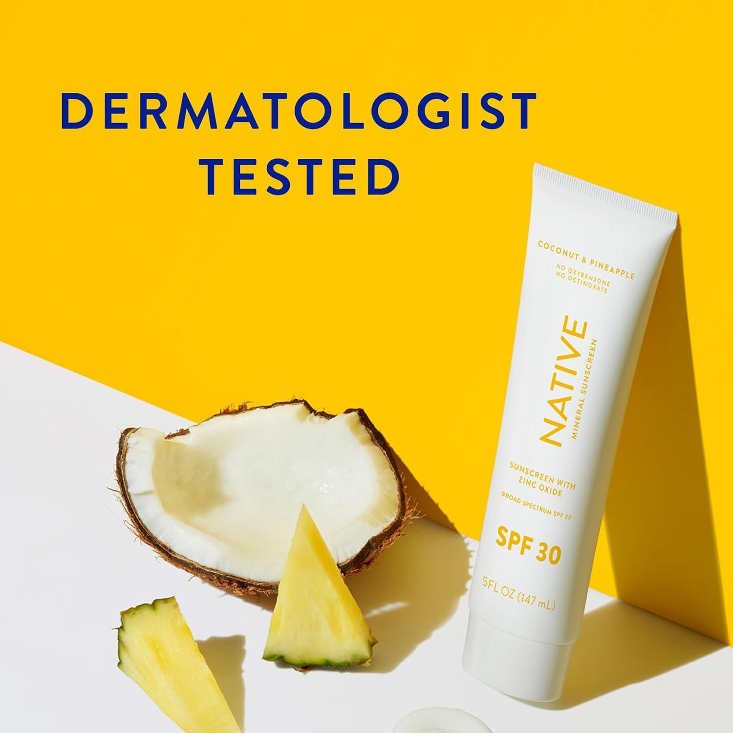 Protector Solar Mineral Nativo Coco Piña SPF 30 - 50 ml