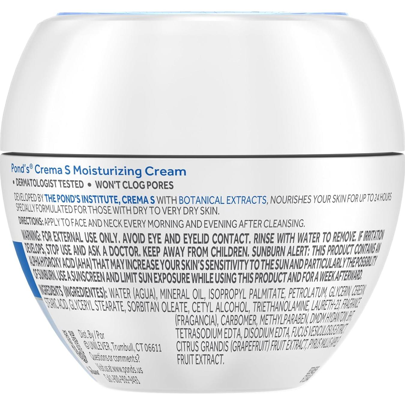 POND'S Nourishing Moisturizing Cream, Crema S 1.75 oz