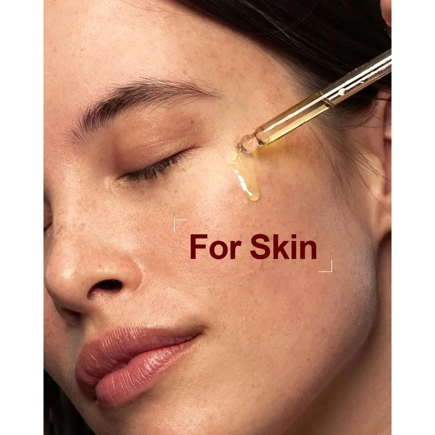 Organic Rosehip Seed Oil for Face,100% USDA Pure Rosehip Oils for Skin,Scars,Hair & Nails.2 fl Oz Cold Pressed Rose HIPS Oils for Skin Care, Anti-Aging, Scar Treatment, GUA SHA Massage Carrier Oil