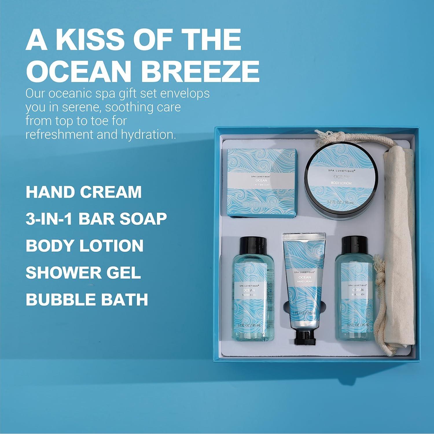 Juego de Regalo Spa Luxetique Oceánico para Mujeres - 6 Productos