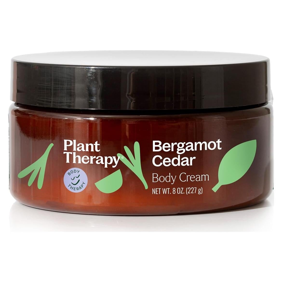 Crema Corporal Plant Therapy Bergamota y Cedro 226 g Hidratante