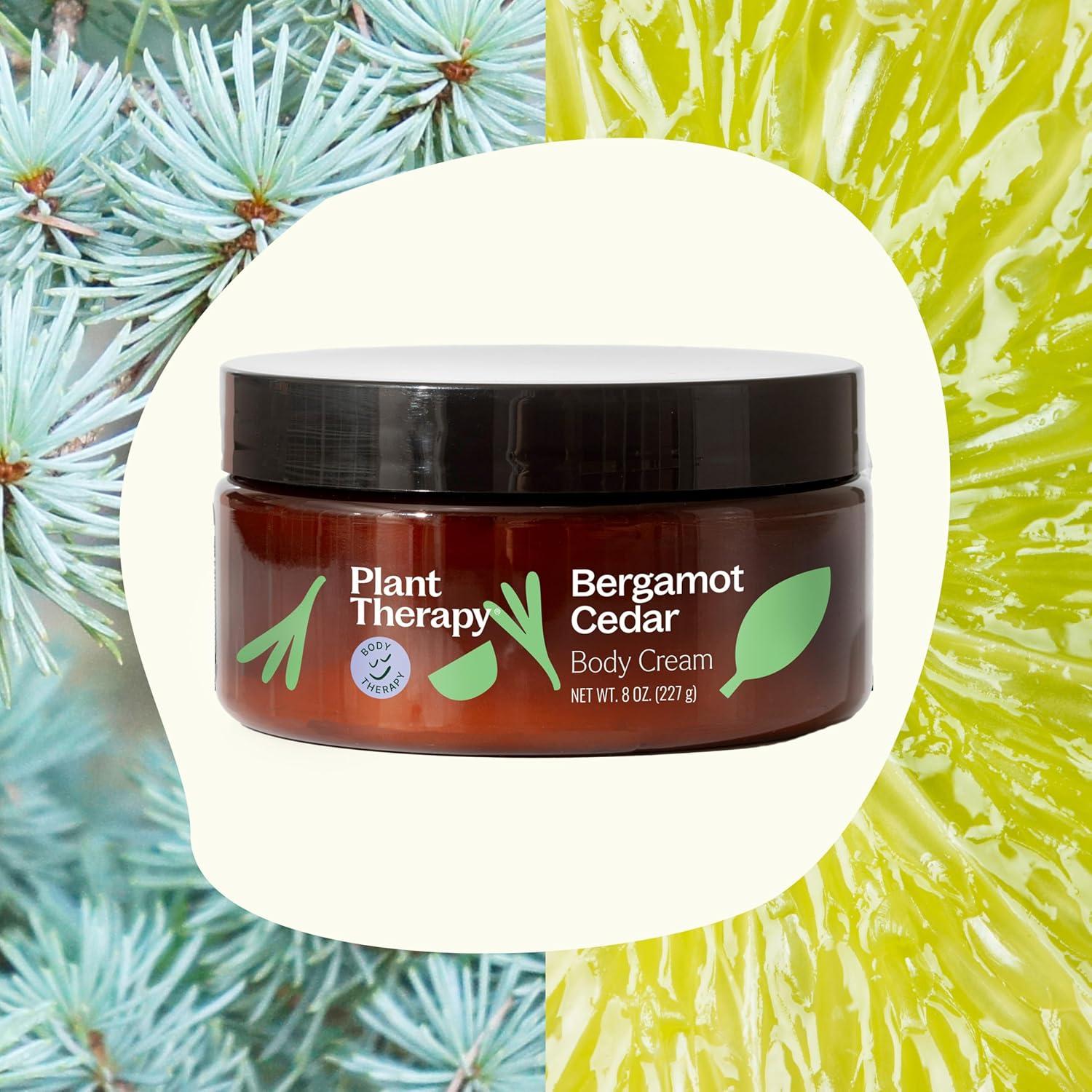 Crema Corporal Plant Therapy Bergamota y Cedro 226 g Hidratante
