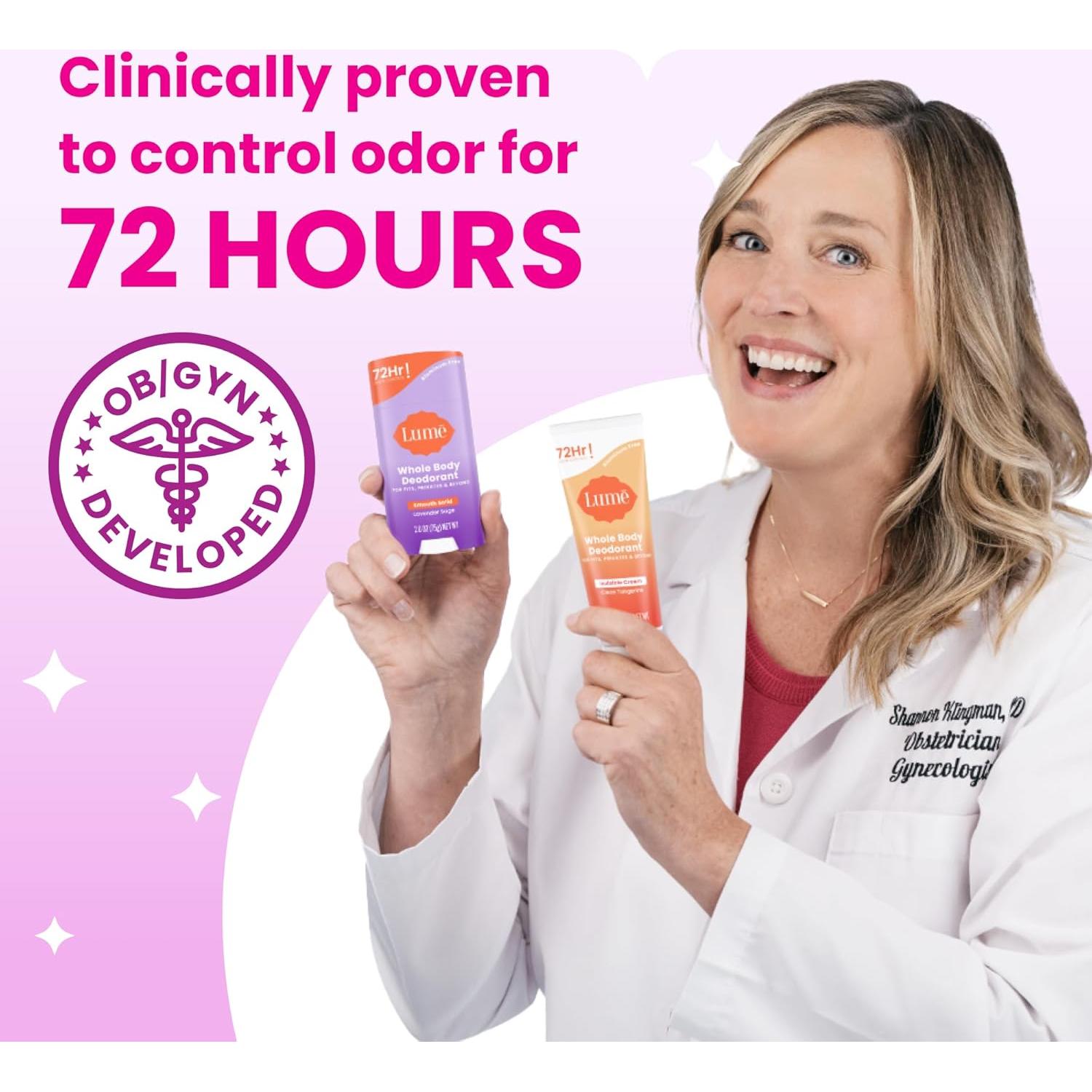 Lume Spray Desodorante Invisible 2 Unidades Mandarina Limpia