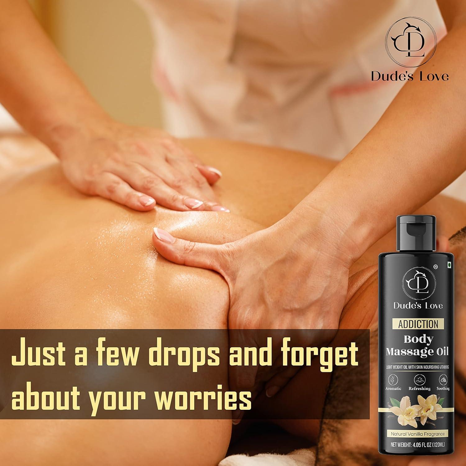 Aceite de Masaje Orgánico Steel City 120 ml Vainilla y Coco