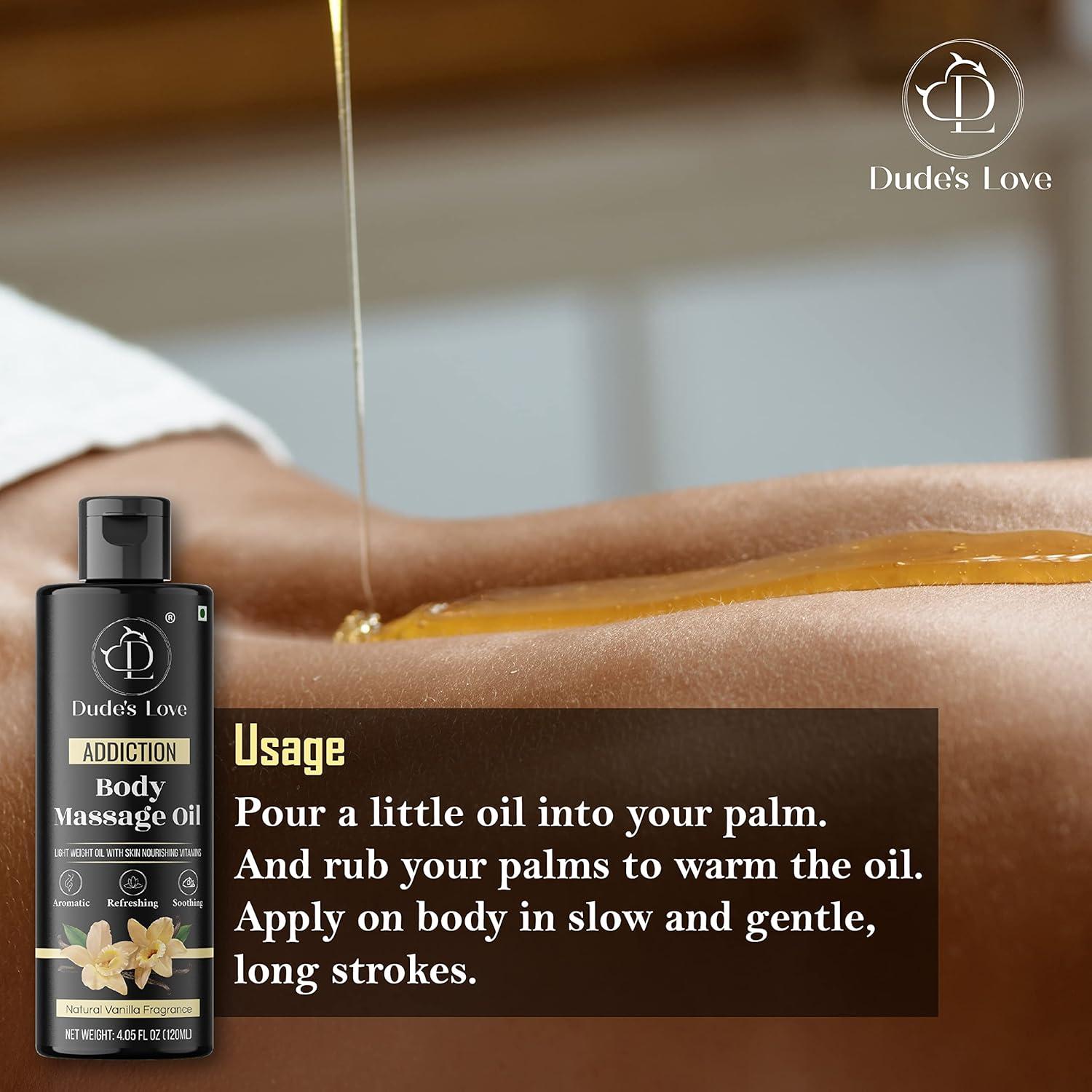 Aceite de Masaje Orgánico Steel City 120 ml Vainilla y Coco