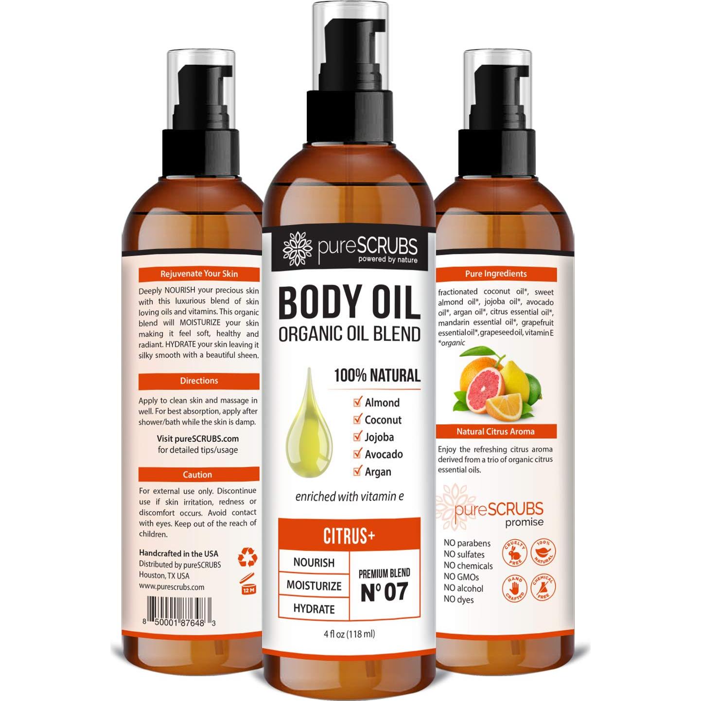 Aceite Corporal en Spray PureSCRUBS Cítricos 113.4 g Hidratante