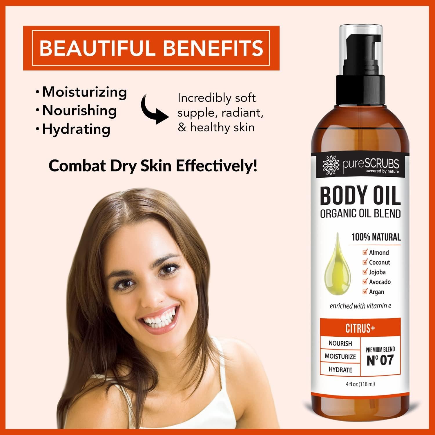 Aceite Corporal en Spray PureSCRUBS Cítricos 113.4 g Hidratante