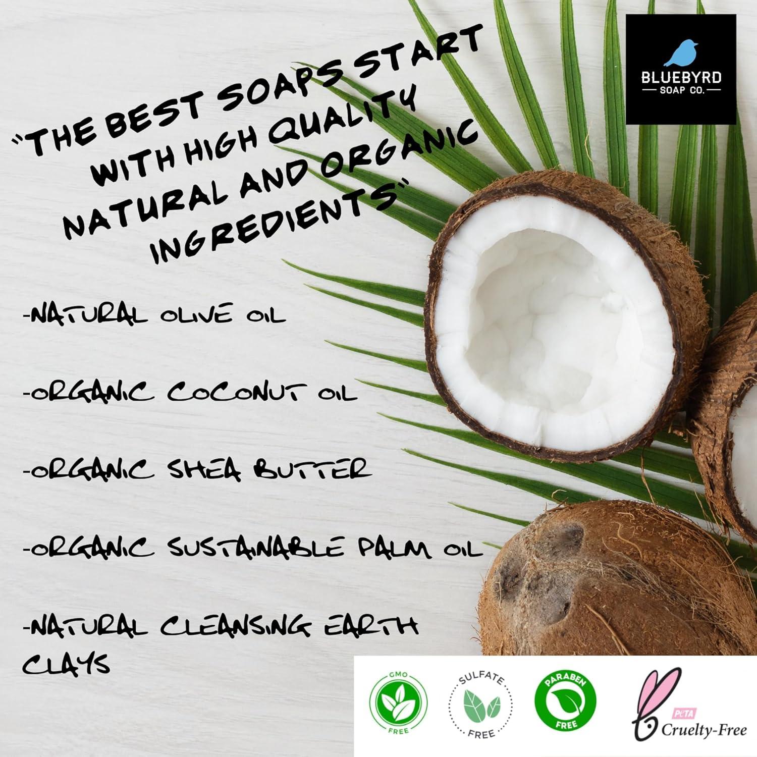 Juego de Jabones Florales Bluebyrd para Mujeres - 5 Barras Naturales