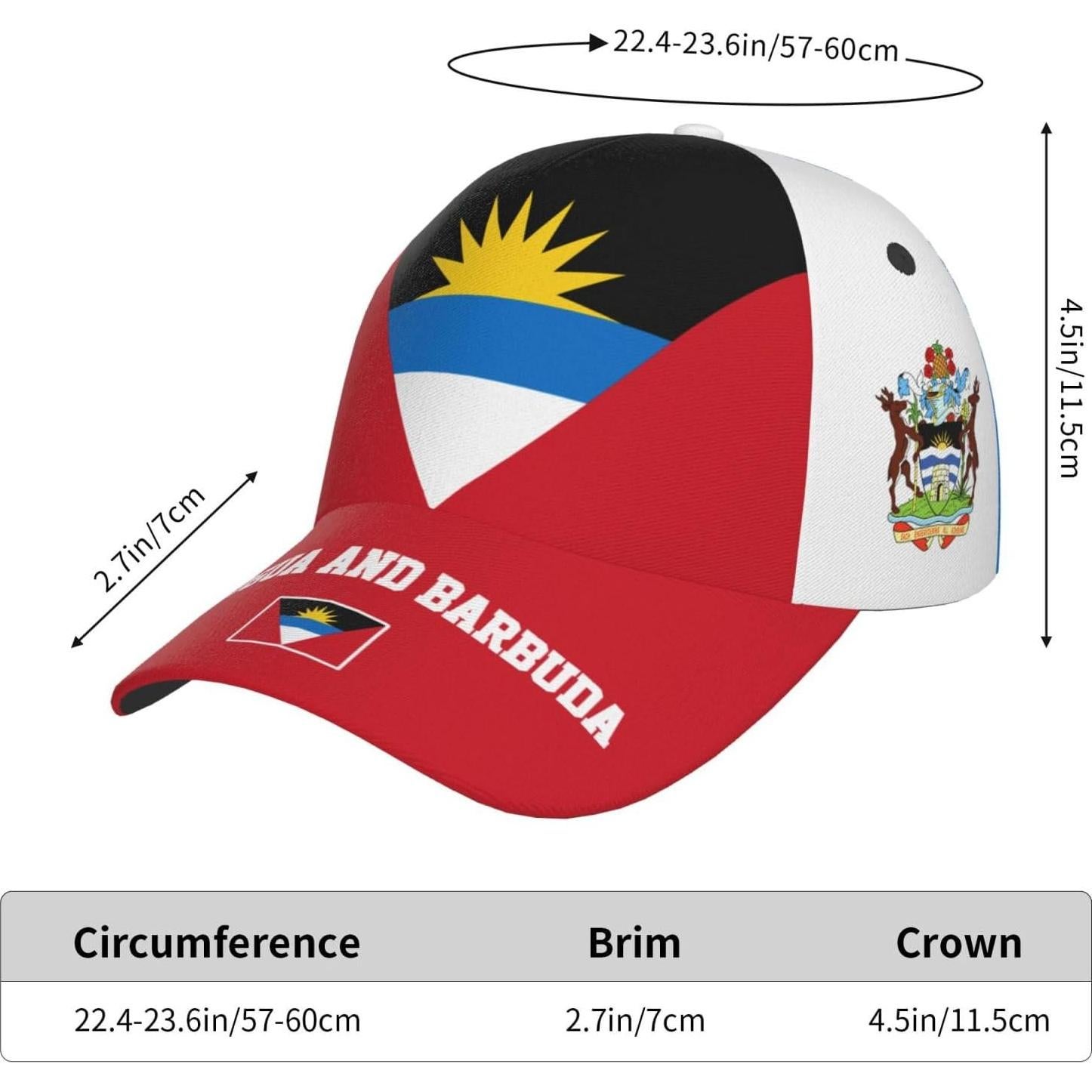 Gorra de béisbol unisex Krirteh con bandera de Alemania