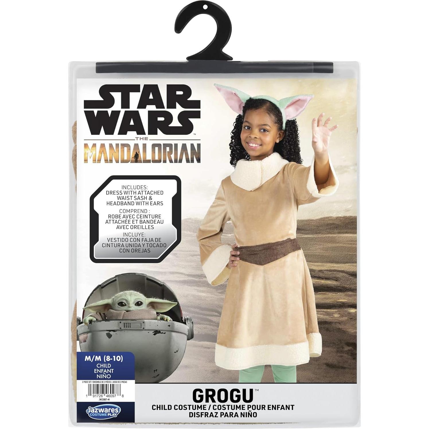 Disfraz de Niña Grogu Star Wars Jazwares Grande