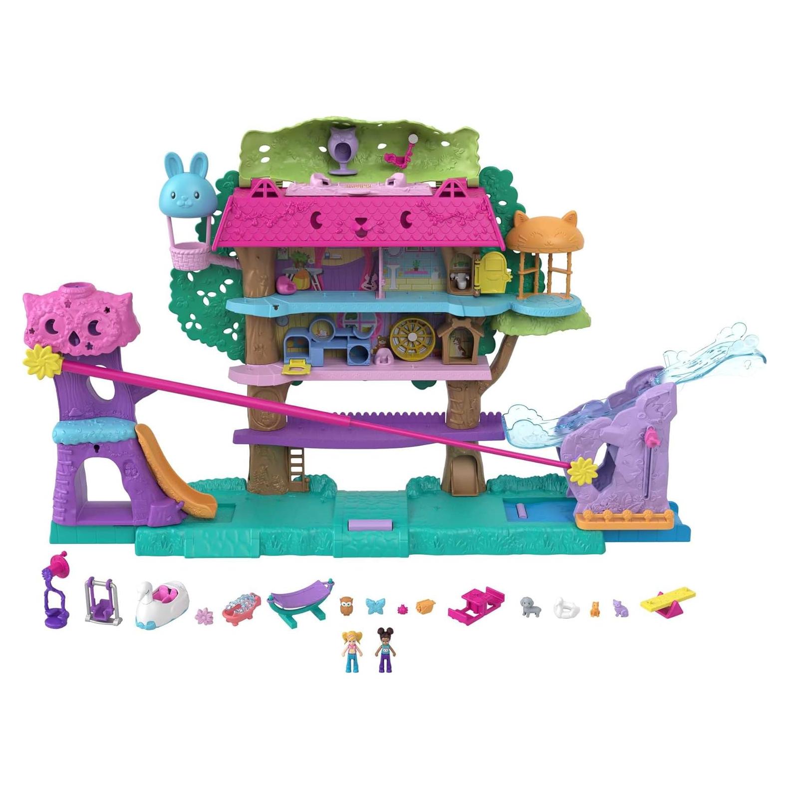 Casa de Muñecas Polly Pocket Aventura para Mascotas 5 Pisos