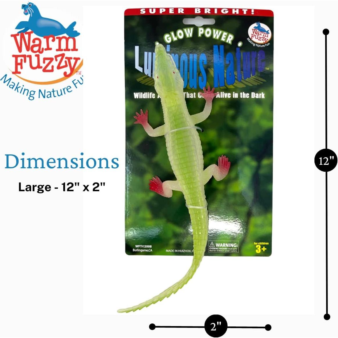 Juguete Brillante Cocodrilo Warm Fuzzy 30.48 cm