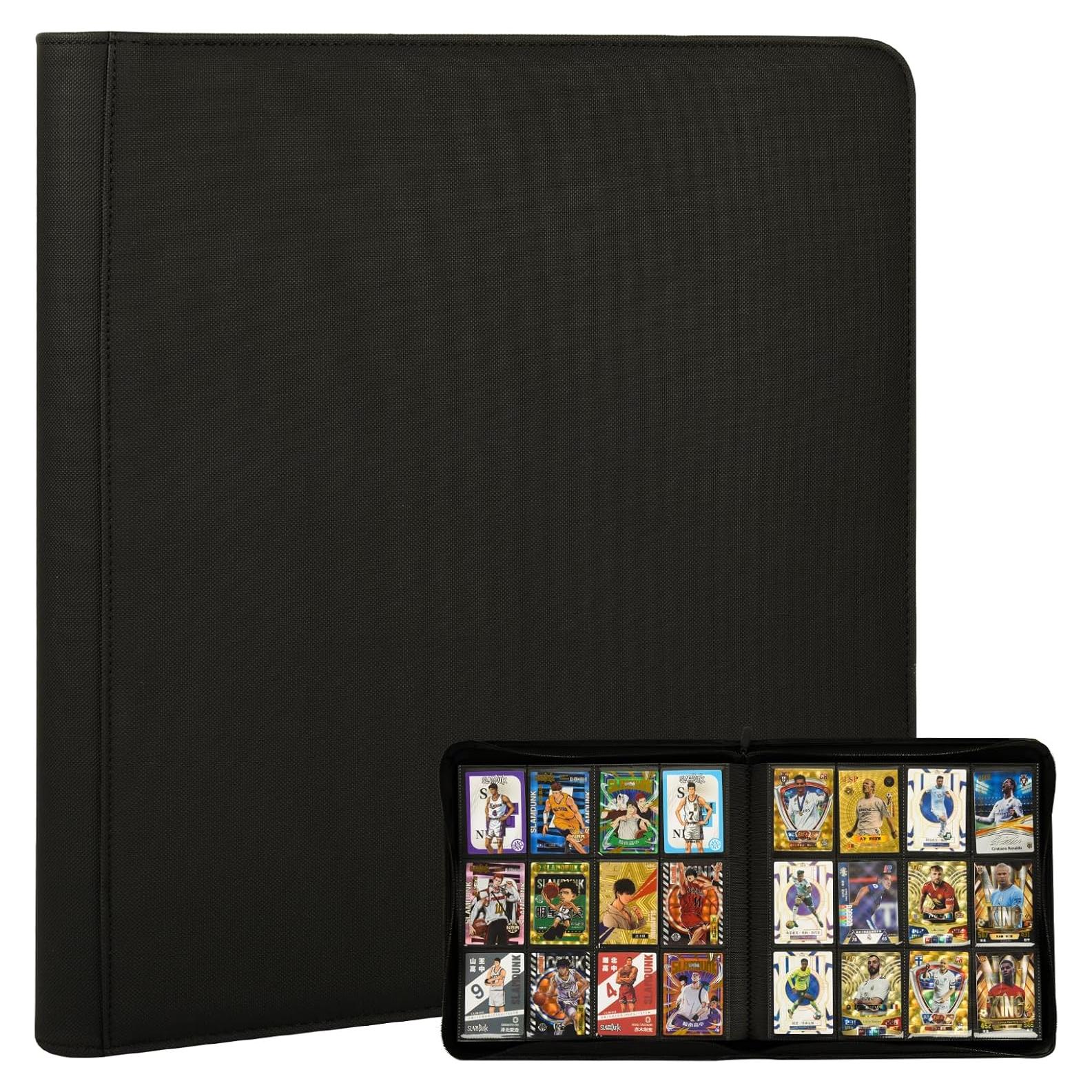 Carpeta de Cartas SKYHJK Negra para 480 Cartas - 20 Páginas