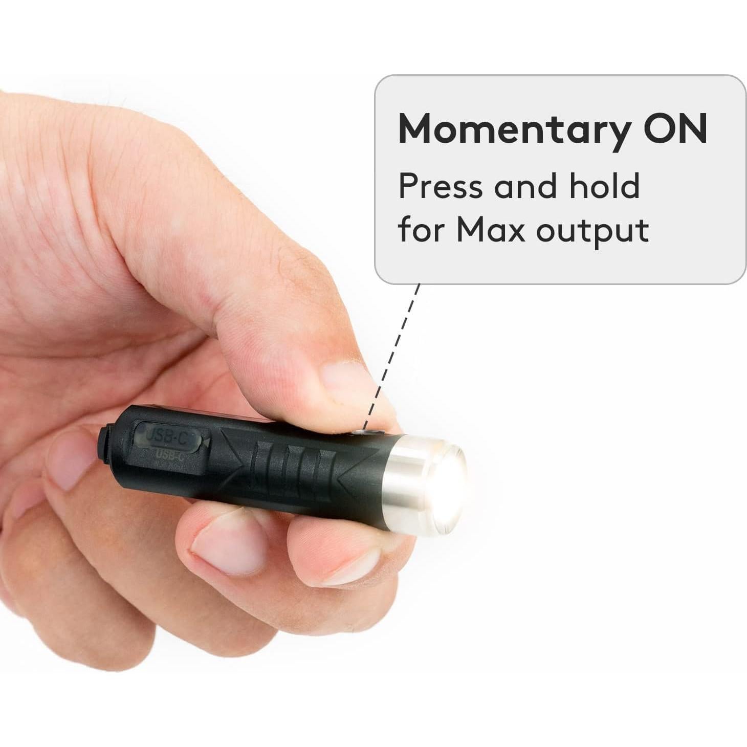 Linterna LED RovyVon Aurora A1 Recargable USB-C 650 Lúmenes