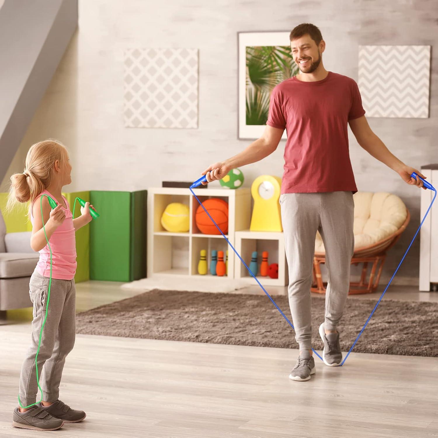 Cuerdas para Saltar Ajustables Elcoho 36 Paquetes 2.2m Niños