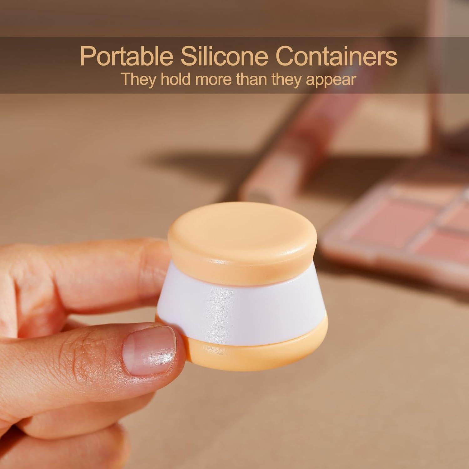 Contenedores de Viaje INSFIT 5PCS Silicona 20ml A Prueba de Fugas