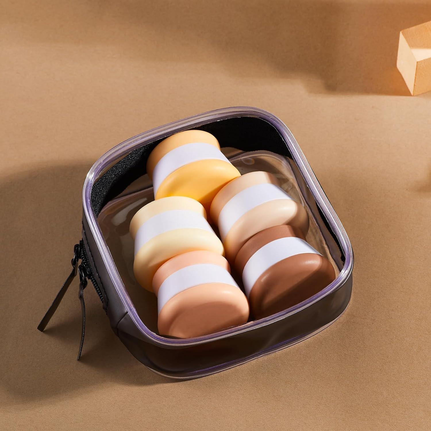 Contenedores de Viaje INSFIT 5PCS Silicona 20ml A Prueba de Fugas