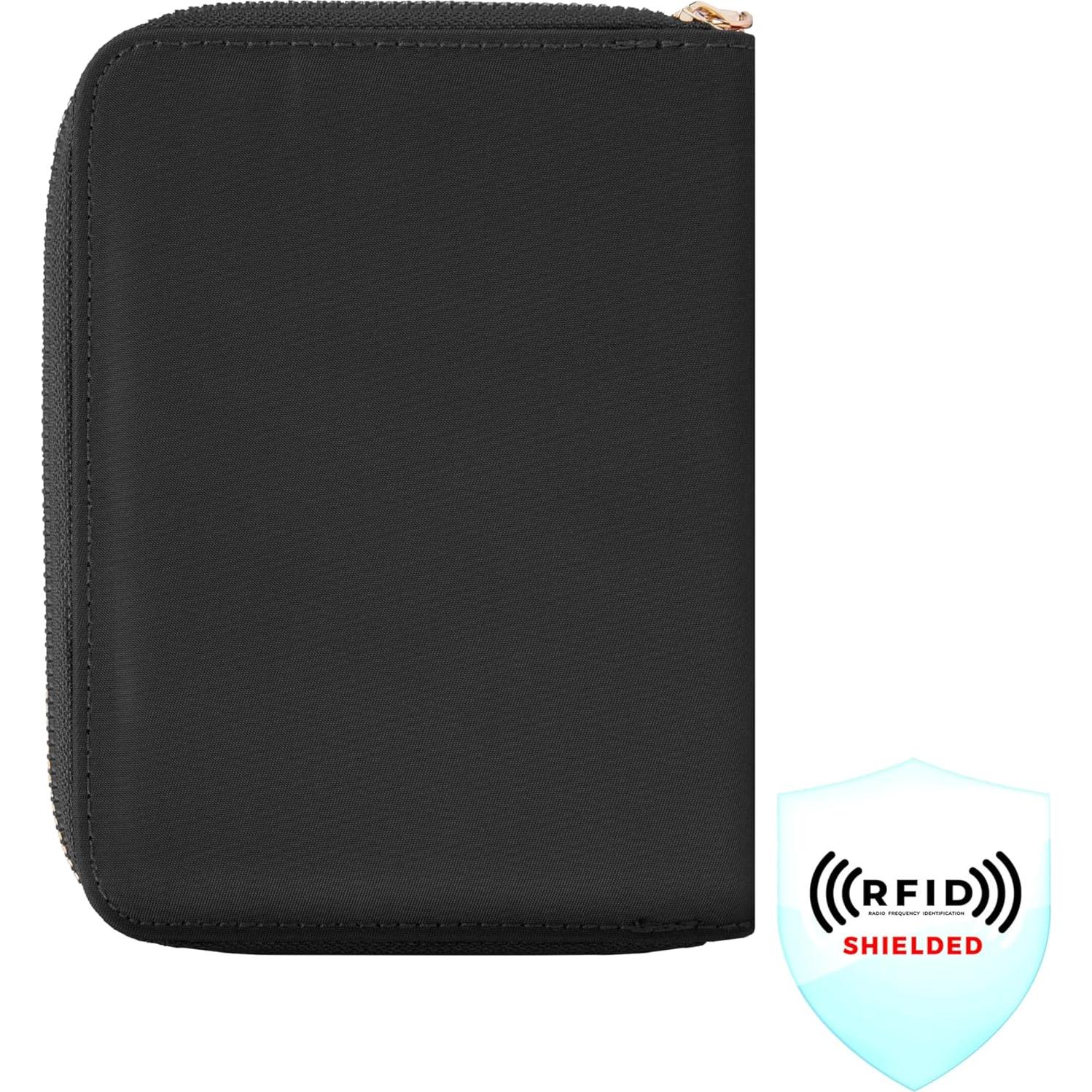 Billetera de viaje Travelon con bloqueo RFID para pasaporte