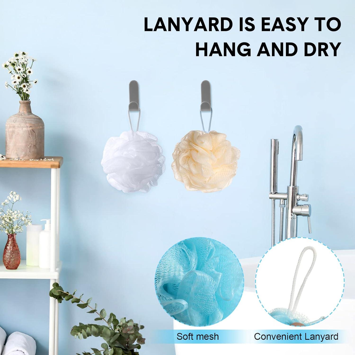 Paquete de 50 esponjas de lufa Chengu para baño - Multicolor