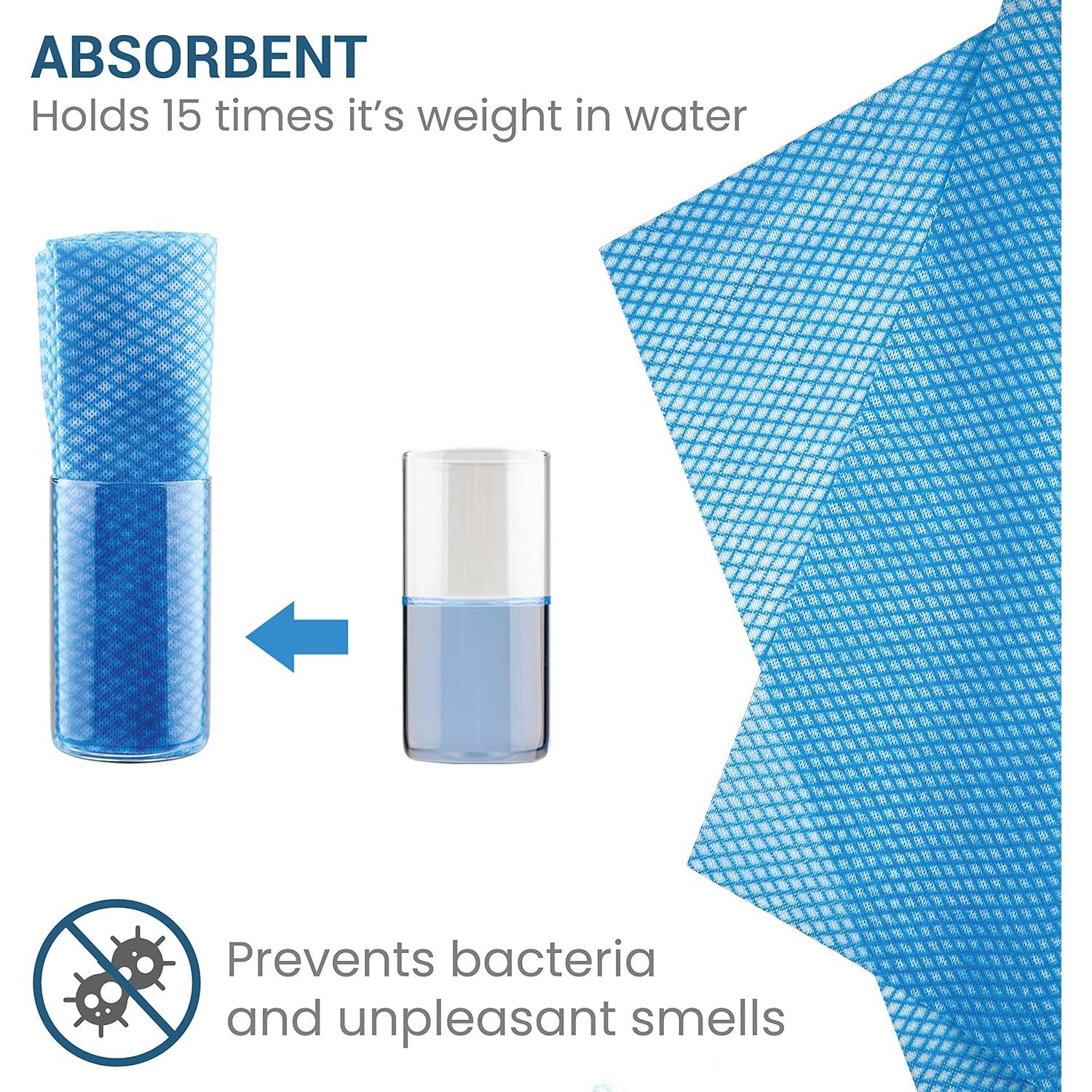 Toallitas de Limpieza Reutilizables SCRUBIT 72 Unidades 50x30 cm