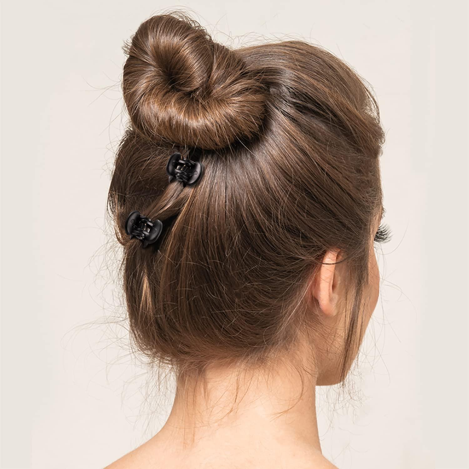 Clips de Garra para Cabello YOHAMA 36 Pcs Negros 1.27 cm