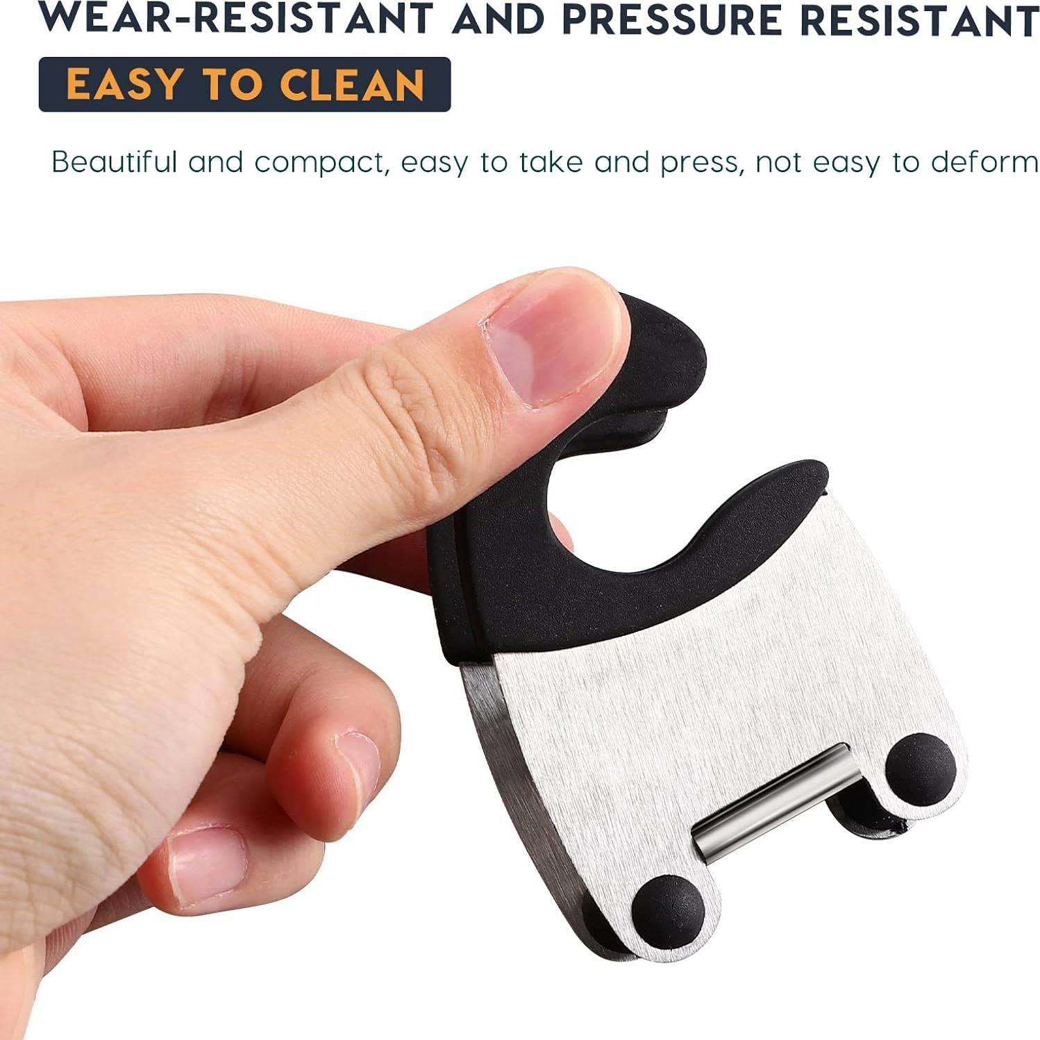 Soporte de Cuchara DOITOOL 2 Piezas Acero Inoxidable Antiescaldante