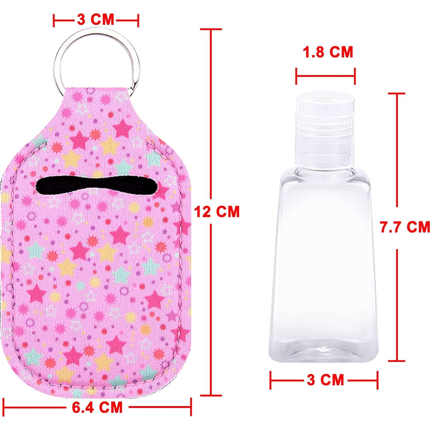 Duufin 30 Pcs Soporte y Botellas Vacías 30ml para Desinfectante