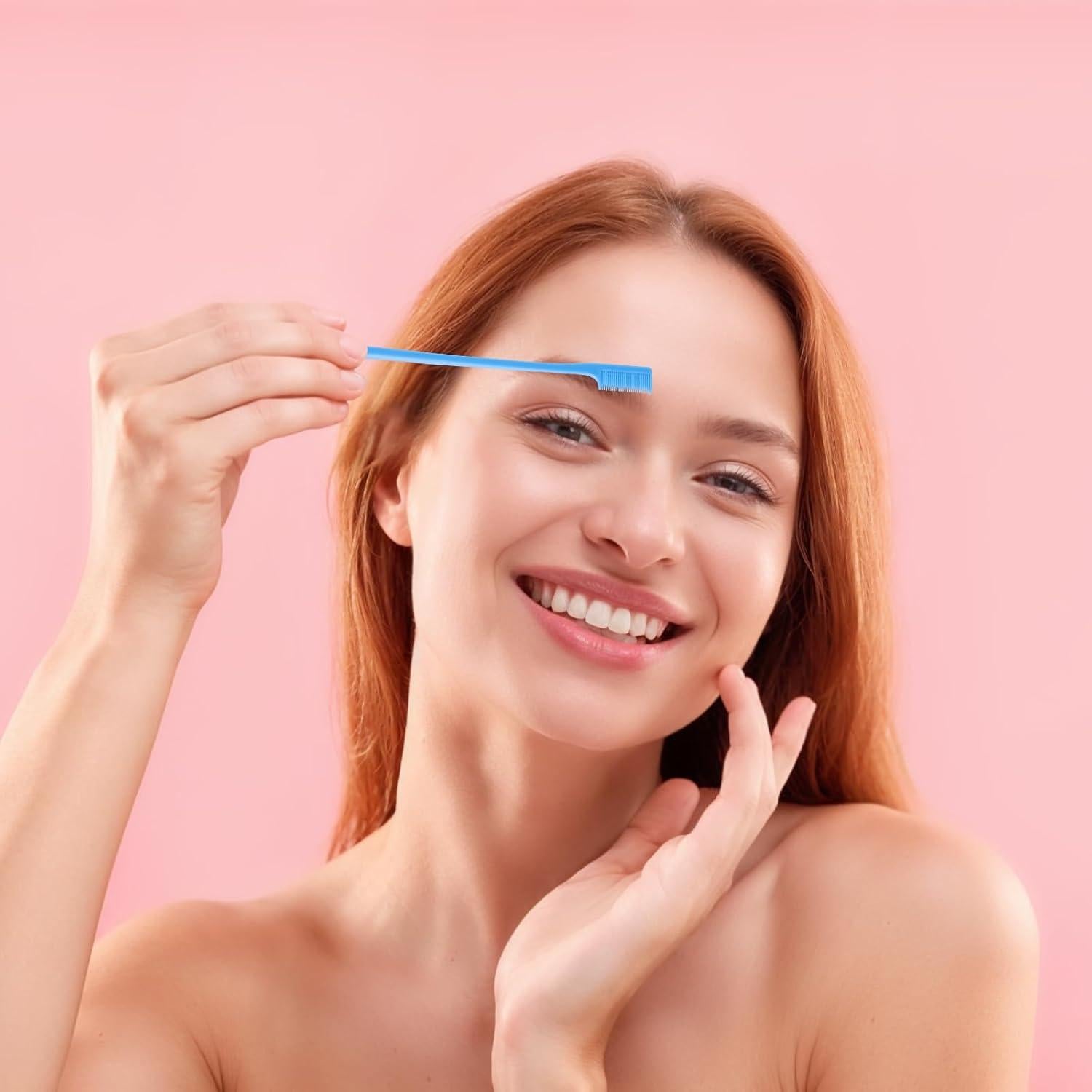 Juego de Cepillos y Peines de Bordes Molain - 5 Piezas Coloridas