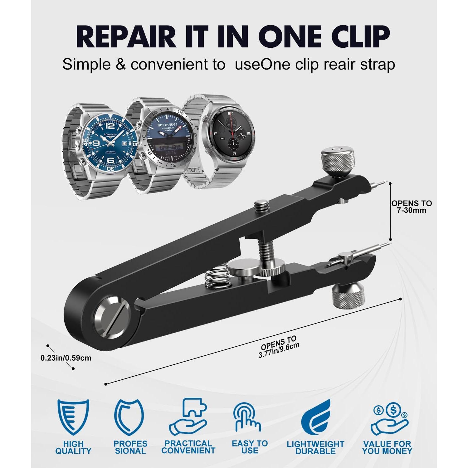 Kit de Herramientas de Pinzas para Barra de Resorte Freejoy - 9.6cm