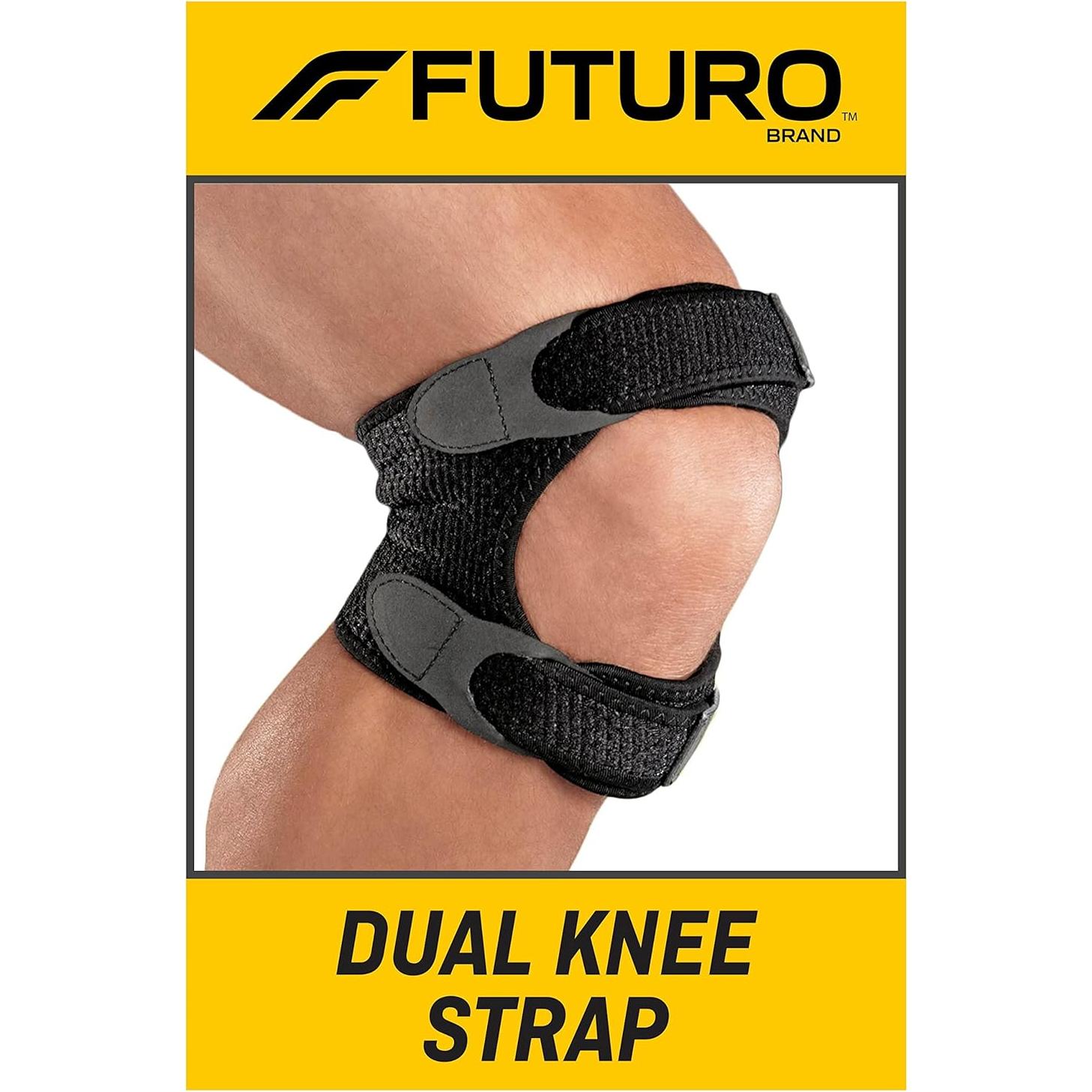 Soporte de Rodilla Ajustable FUTURO con Doble Correa y Gel