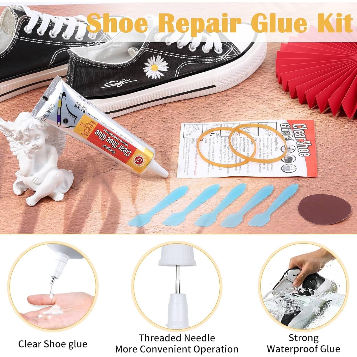 Kit de Pegamento Impermeable Evatage 60ml para Reparación de Zapatos