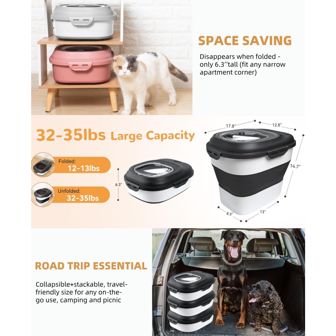 Contenedor de Almacenamiento de Comida para Mascotas DDMOMMY 35 L