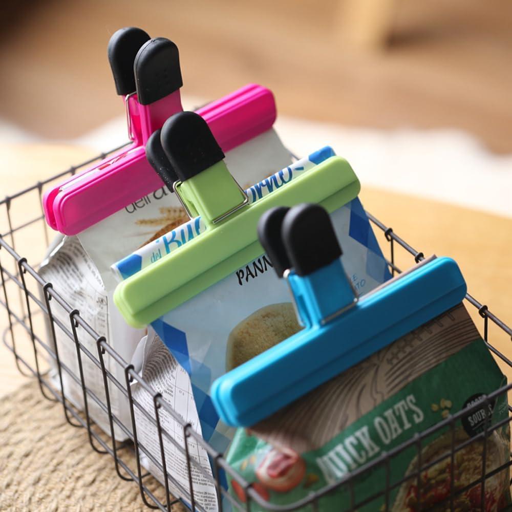 Clips Reutilizables para Bolsas BamLue - 10 Piezas, 5 Colores