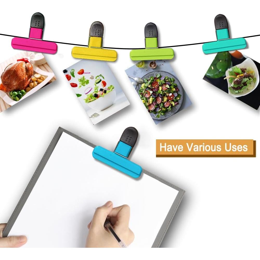 Clips Reutilizables para Bolsas BamLue - 10 Piezas, 5 Colores