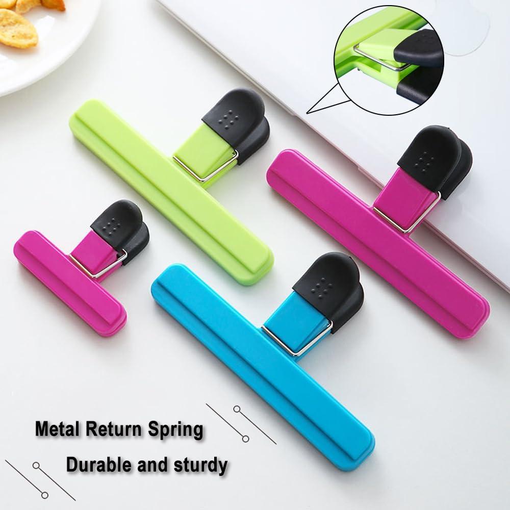 Clips Reutilizables para Bolsas BamLue - 10 Piezas, 5 Colores