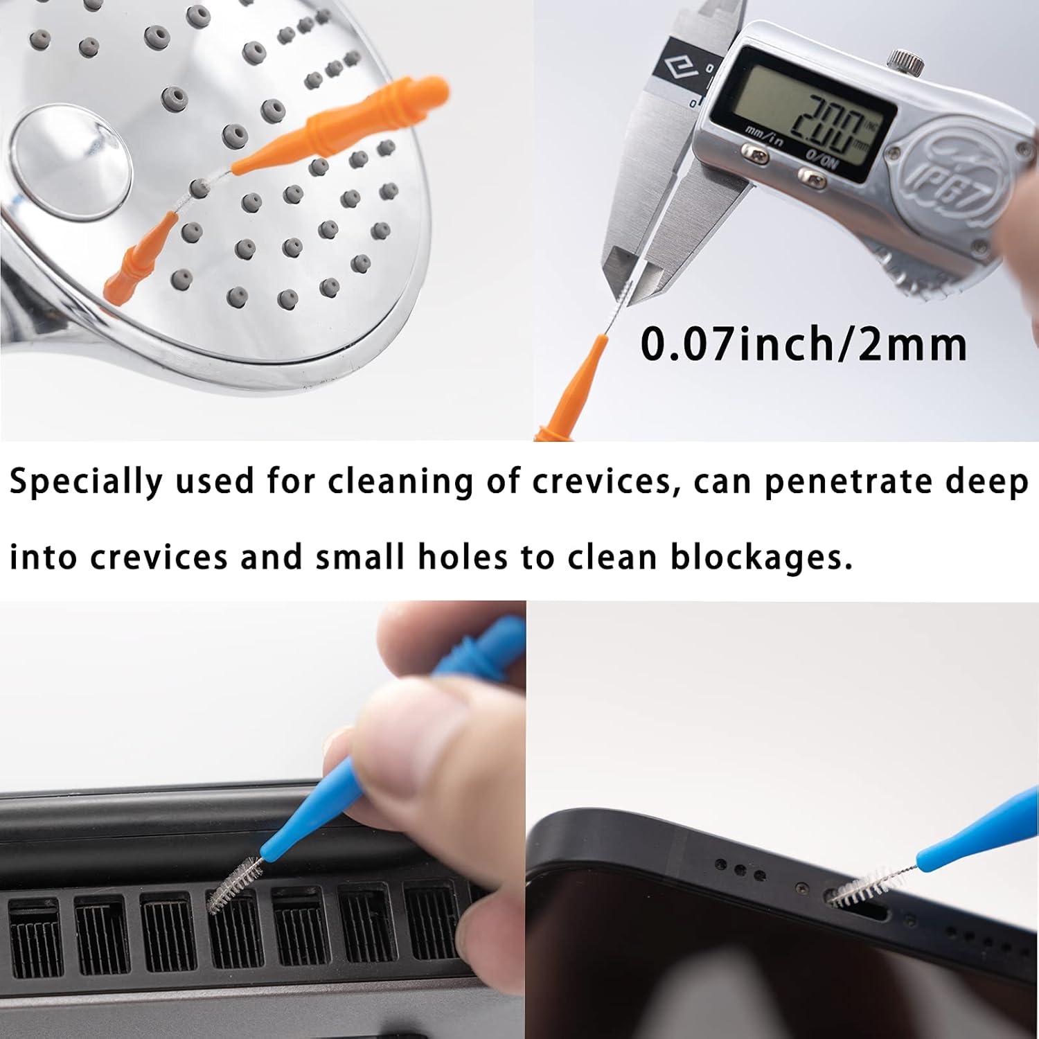 20 Cepillos de Limpieza Antibloqueo Lavandeform Azul