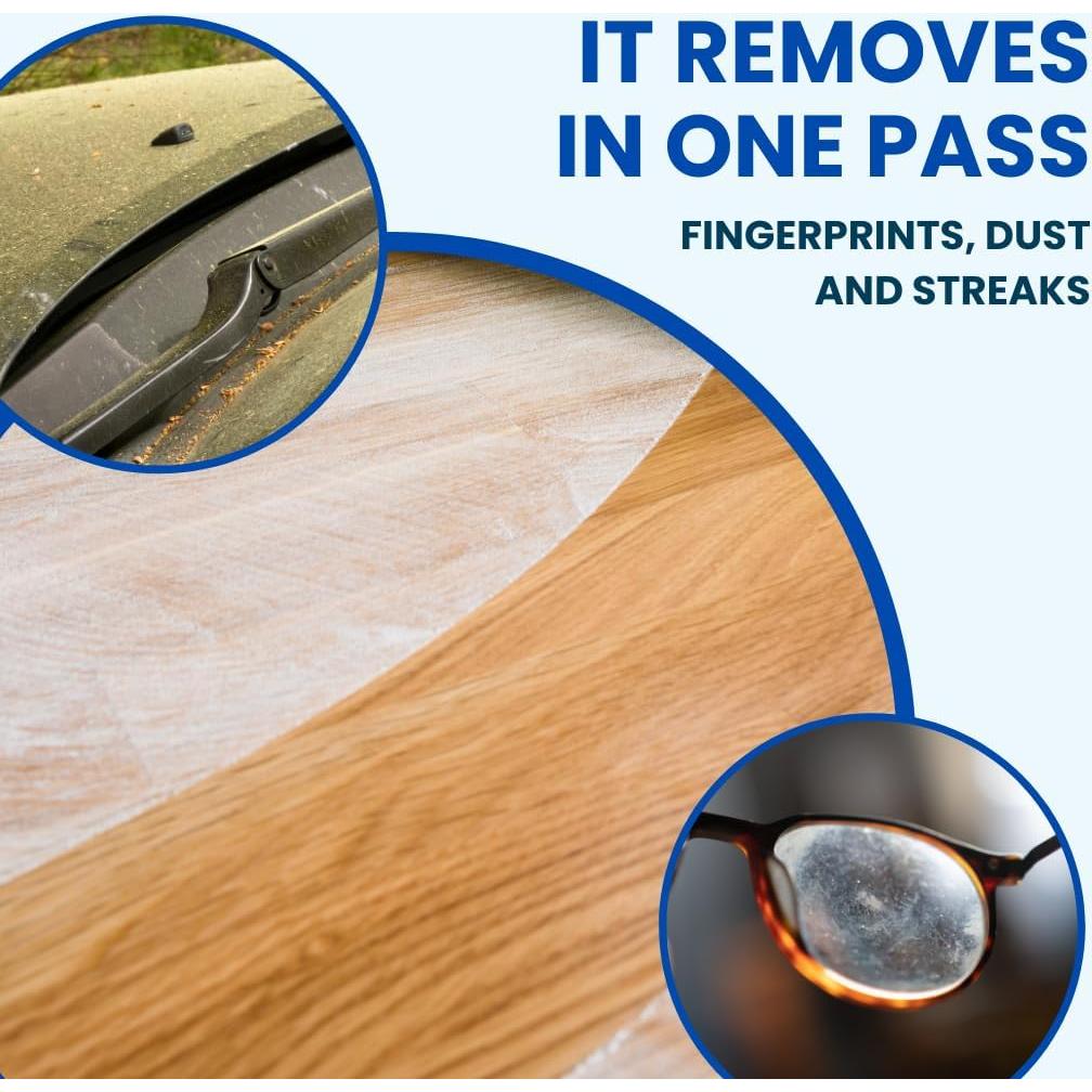 Paño de Microfibra Supercloth® Premium 2 Pcs - Limpieza Eficaz