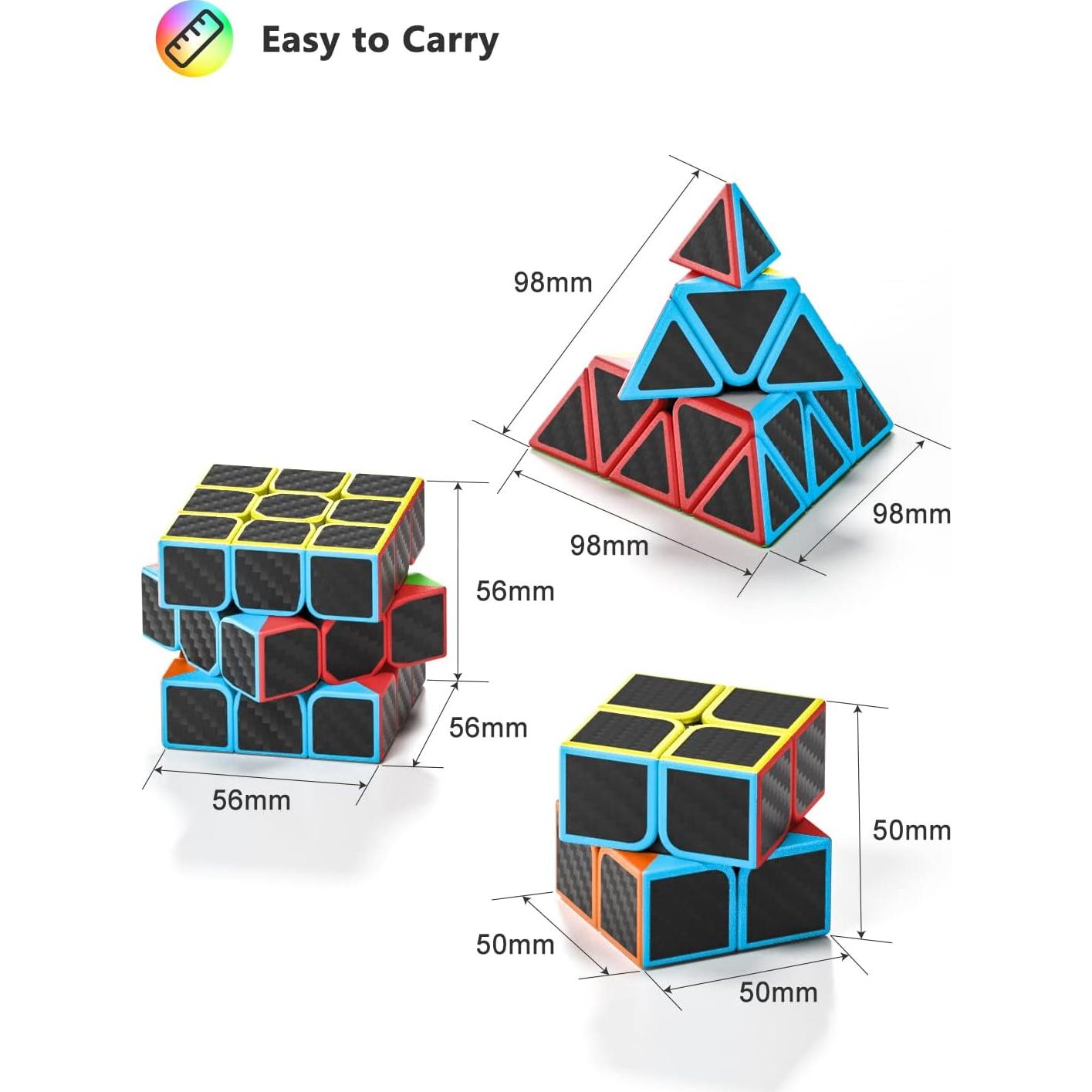 Conjunto de Cubos de Velocidad Vdealen 2x2 3x3 y Piramidal