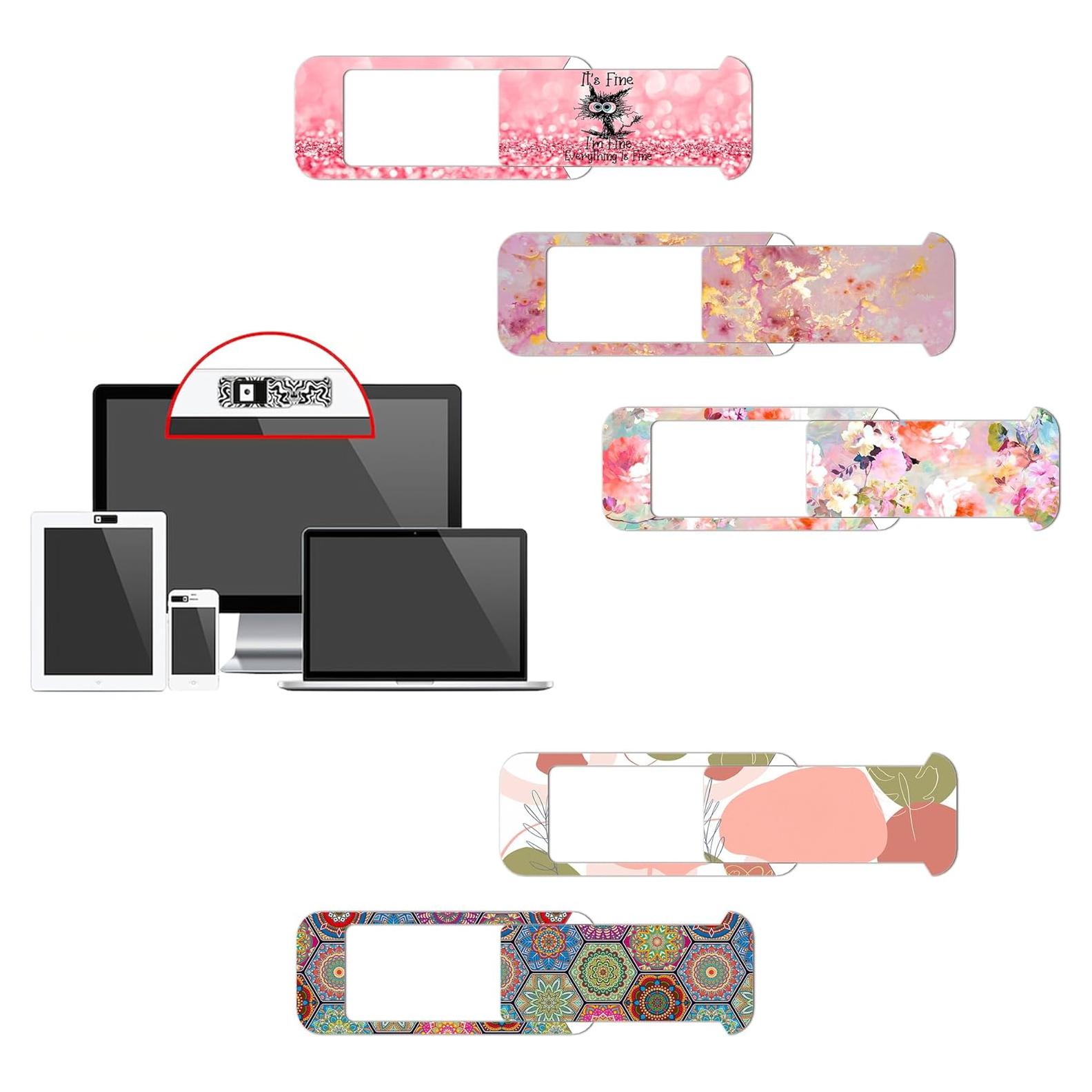 Cubierta deslizante para cámara de laptop VegaPunkLab - Paquete de 5