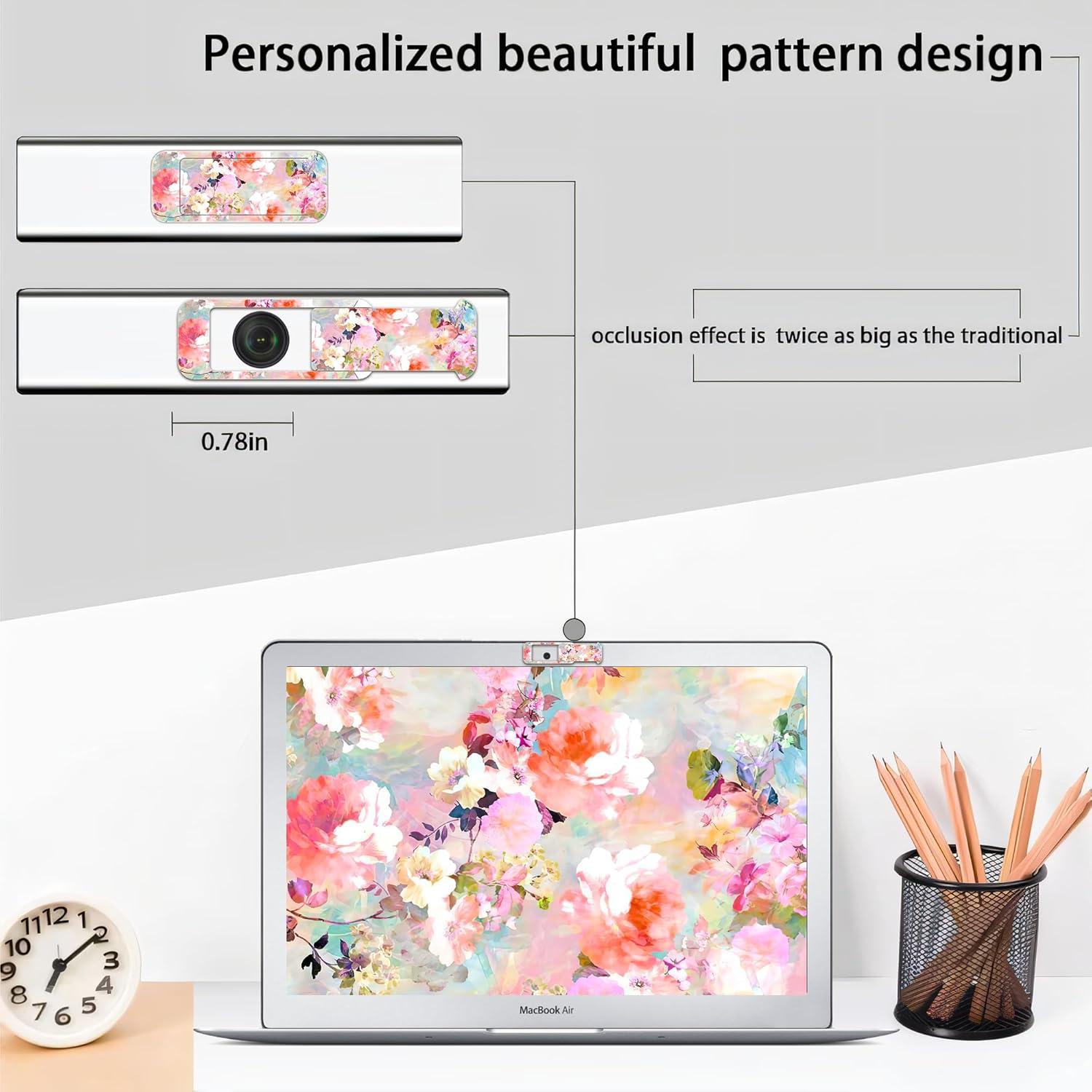 Cubierta deslizante para cámara de laptop VegaPunkLab - Paquete de 5