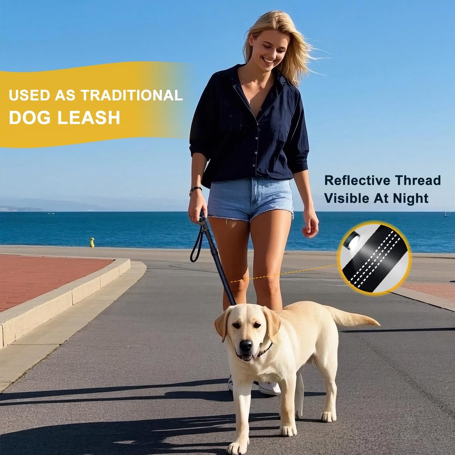 Cinturón de Seguridad para Perros Sitiaus - Correa Ajustable 3 en 1