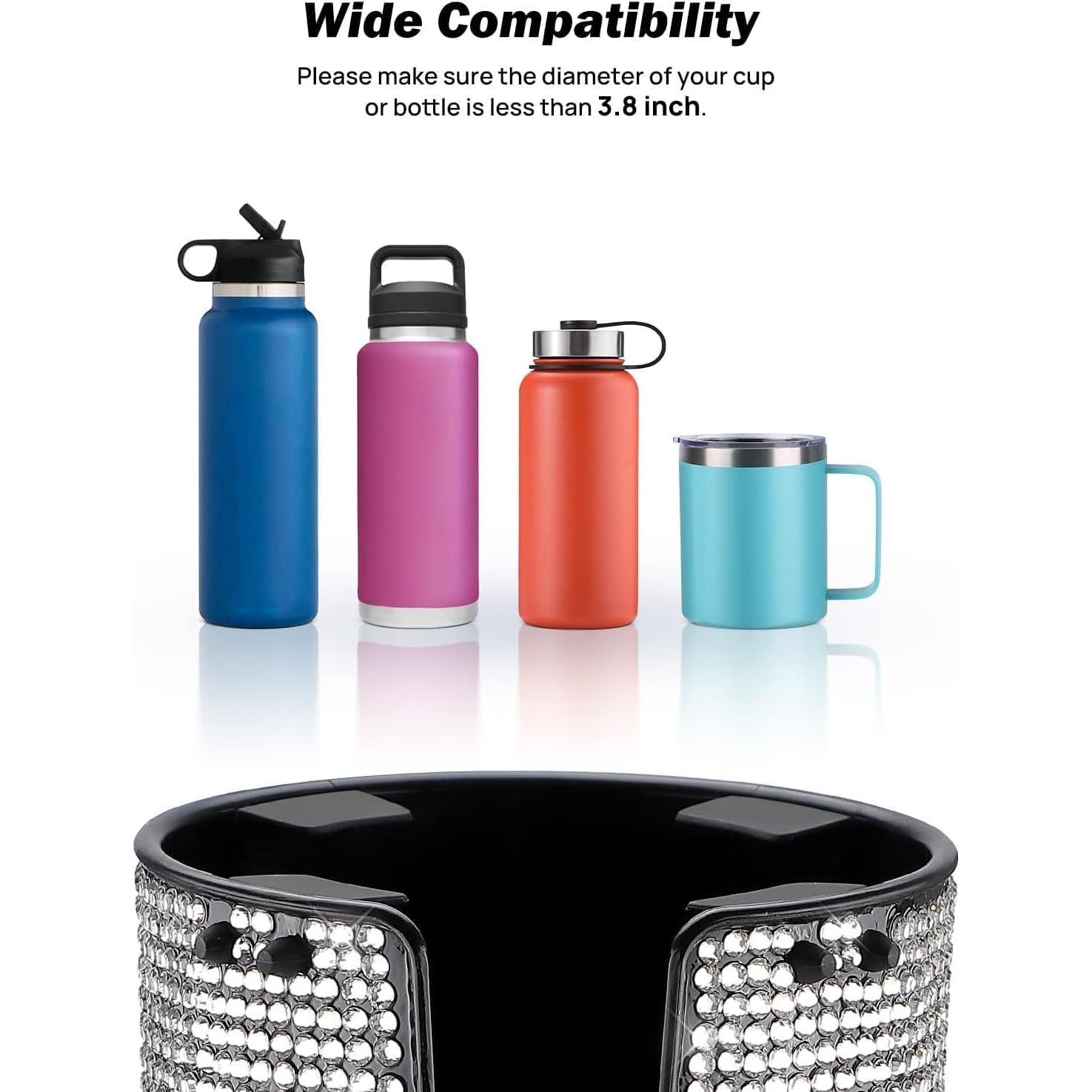 Soporte de Vaso Expansor JOYTUTUS para Auto - Plateado - 532-1183 ml