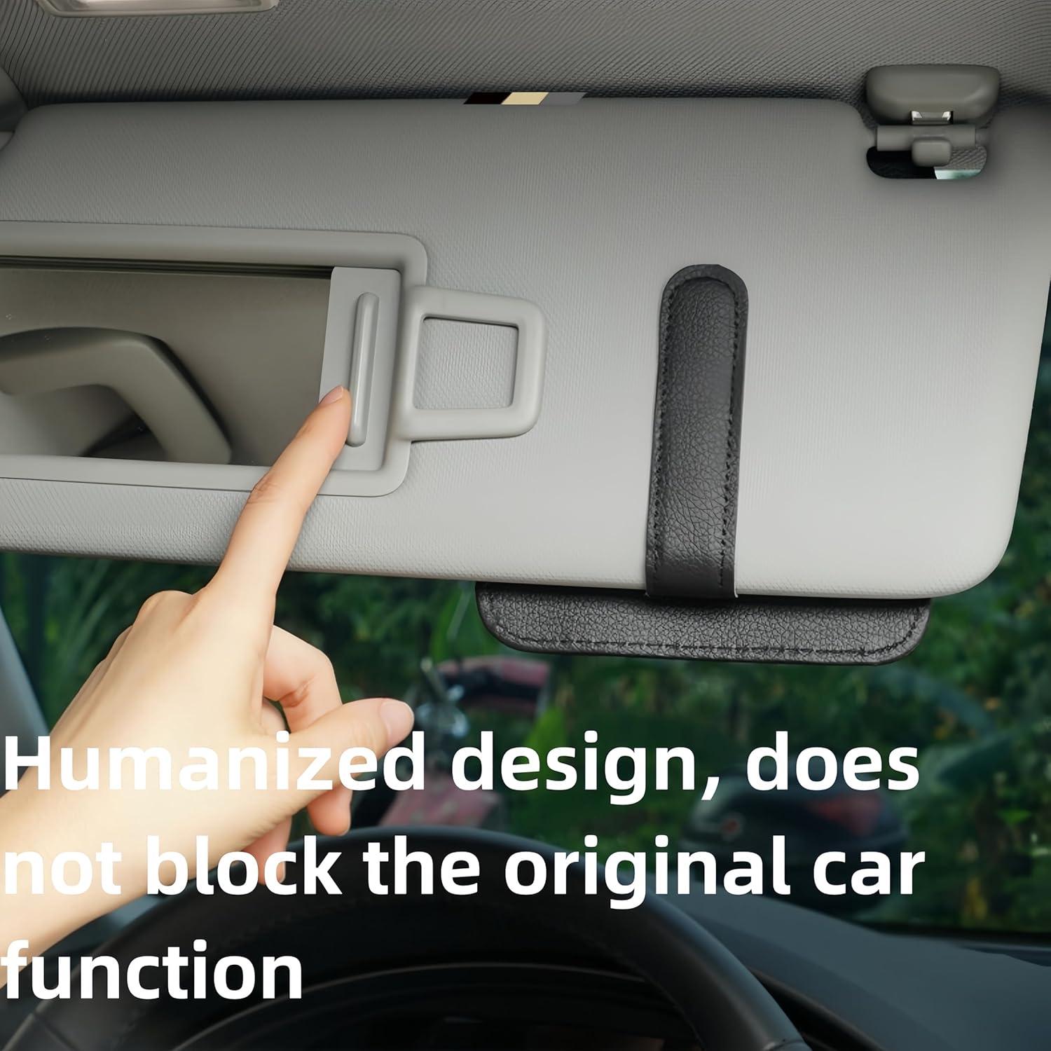 Organizador de Visera de Auto AWinjoy Beige Universal