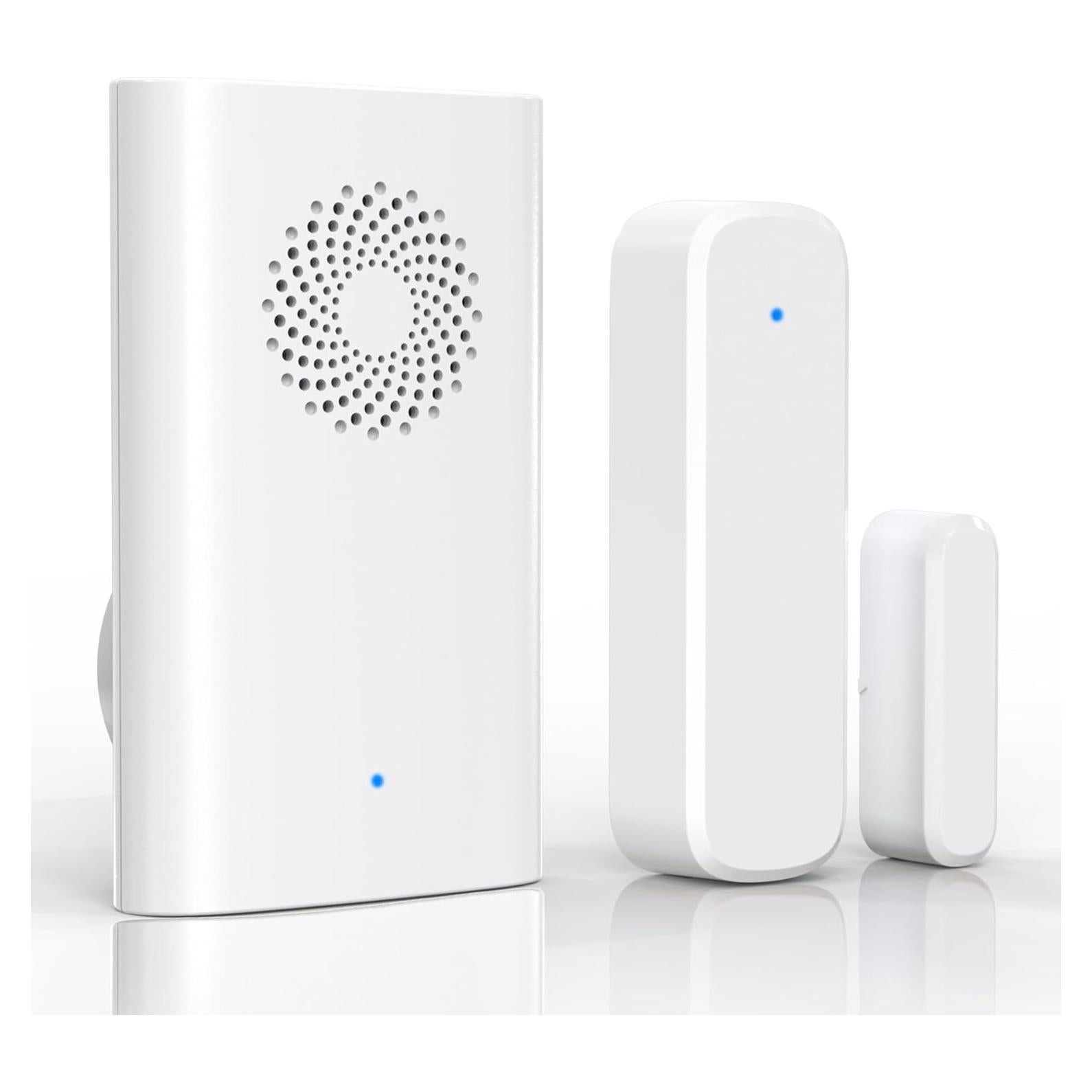 Sensor de Puerta Inalámbrico AMHEY M991+D037 con Timbre Ajustable